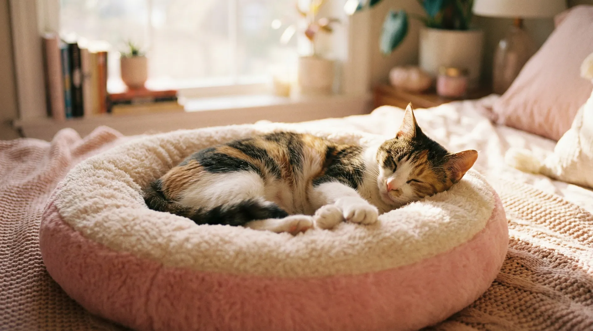 三花猫安静入睡 - 搞笑一家人国语版